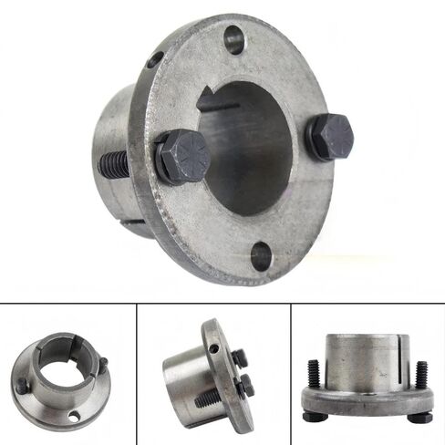 2AK51H/H-1-1/4 ضاغط 5 بوصة حزام بكرة ذو أخدود مزدوج قسم 4 لتر - لجزء نقل الطاقة لضاغط الهواء Masterdrive - استبدال بكرة الحديد الزهر - مع جلبة 1-1/4 بوصة من الفولاذ الصلب الرمادي in Saudi Arabia