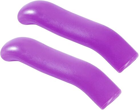 Mountain Bike Grip Cover Non-slip Bicycle Brake Lever Sleeve Silicone Handlebar Protector Purple(Purple), 781259 in Saudi Arabia