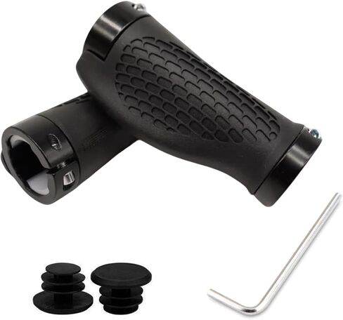 Bike Handlebar Grips,Mini Double Lock Bicycle Grips,Length 95mm/3.74",for BMX, Mountain, MTB, Beach Cruiser, Scooter, Folding Bike Soft and Comfortable Non-slipUS349 in Kuwait