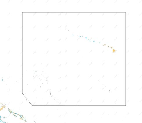 C-MAP Reveal Coastal - Hawaii, Marshall Islands, French Polynesia, Map Card for Marine GPS Navigation in Kuwait