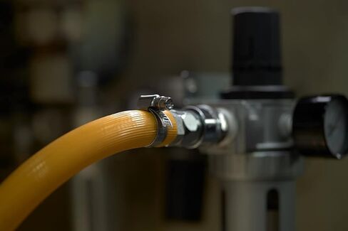 مشبك خرطوم عزم دوران عالي من الفولاذ المقاوم للصدأ 300 درجة، محرك دودي، مقاس SAE 16، نطاق قطر 11/16 بوصة إلى 1-1/2 بوصة، عرض النطاق الترددي 1/2 بوصة (عبوة من 10) in Kuwait