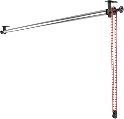 Photography 1 Roller Wall/Celing/Light Stand Mounted Manual Photo Studio Background Support System with 118"/3m Stainless Steel Tube Crossbar in Kuwait