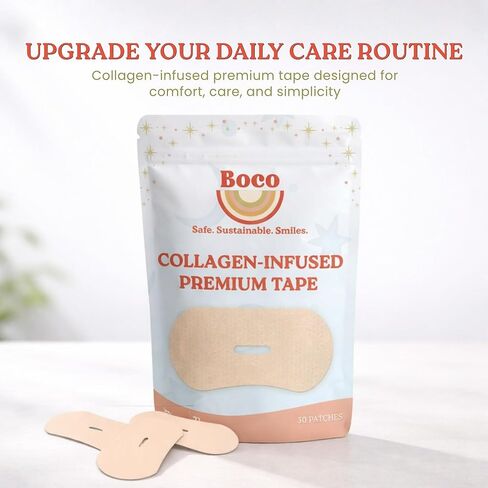 شريط ممتاز غني بالكولاجين، لاصق لطيف على البشرة، ملائم ومريح، سهل الاستخدام والإزالة، عبوة مكونة من 30 قطعة in Kuwait
