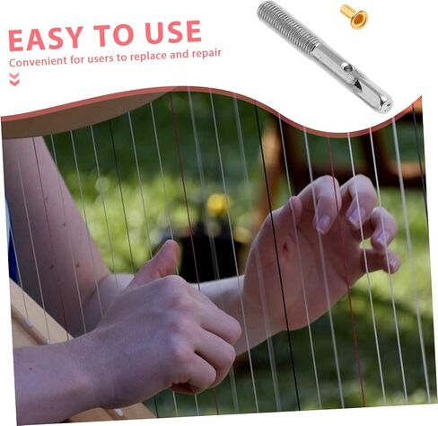 Vaguelly 1 Set Harp Tuning Pegs Durable Metal String Fastening Nails for Reliable Performance Elegant Design and Fine Craftsmanship Replacement for Harp Accessories in Saudi Arabia