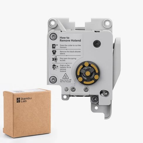 Bamboo Lab A1 Mini,A1 Extruder Unit,with Hardened Steel Dual Gear,Filament Cutter&Motor,Complete Toolhead Extruder Assembly Replacement Parts,High Extrusion Force,Anti-Slip for Tough Filament in Saudi Arabia