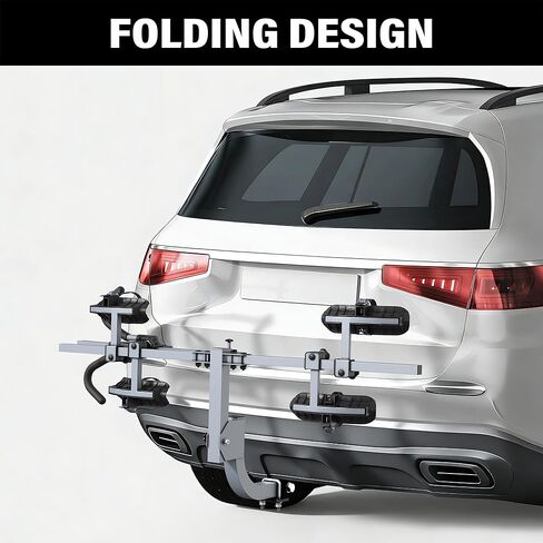 رف الدراجة في براديو رف ، رف قابل للطي 2 دراجة للدراجة القياسية ، الإطارات الدهنية والدراجة الإلكترونية ، رف دراجة ذكي خالٍ من التمايل ، 2 دراجة 180 رطلاً ، مستقبل 2 بوصة in Kuwait