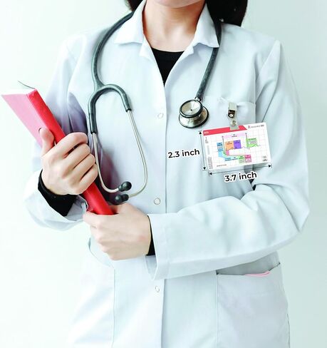 EKG Rhythm Analysis Reference Cards – 6-Card Set for Quick Interpretation – Compatible for Both Horizontal & Vertical Layout in Kuwait