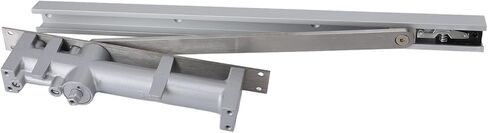 Haofy Door Closer Hydraulic Automatic Zinc Alloy Commercial Grade with 2 Independent Valves for Doors Up to 222kg 180cm Wide for Safe Closing, Residential Use, Commercial Spaces in Saudi Arabia
