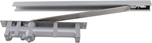 Haofy Door Closer Hydraulic Automatic Zinc Alloy Commercial Grade with 2 Independent Valves for Doors Up to 222kg 180cm Wide for Safe Closing, Residential Use, Commercial Spaces in Saudi Arabia