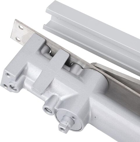 Haofy Door Closer Hydraulic Automatic Zinc Alloy Commercial Grade with 2 Independent Valves for Doors Up to 222kg 180cm Wide for Safe Closing, Residential Use, Commercial Spaces in Saudi Arabia