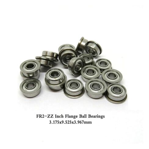 5 Pieces FR2ZZ Flange Bearing 3.175x9.525x3.967 mm deep Groove Ball R2 FR2 ZZ FR2Z Miniature inch Remote Control Toy(FR168-ZZ) in Saudi Arabia