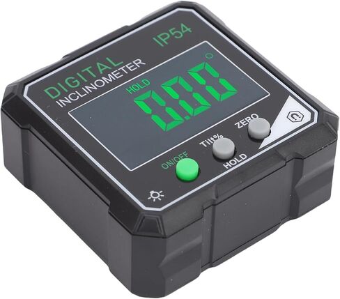Yctze Digital Inclinometer, 4x90 Degree Range Backlit LCD Screen Inclinometers, Magnetic Base Inclinometers with IP54 Design, Ideal for Woodworking, Table Saw & Construction in Saudi Arabia