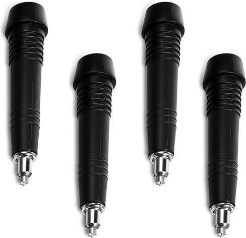 8pcs الرحلات الإكسسوارات القطب بديلة دائمة الاستبدال الأسود الماس الرحلات القطب نصائح مطاطية لأعمدة المشي لمسافات طويلة لجميع أعمدة الرحلات الشائعة ، وعصي المشي لمسافات طويلة ، قطرها 11 ملم/0.43in in Kuwait