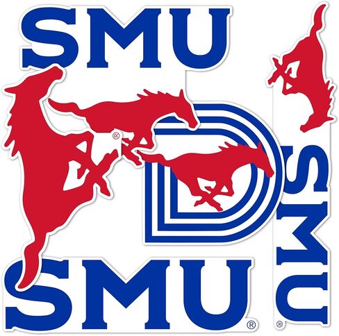 Desert Cactus Southern Methodist University Sticker SMU Mustangs Vinyl Decals Laptop Water Bottle Car Scrapbook T2 (Type 2-2) in Kuwait