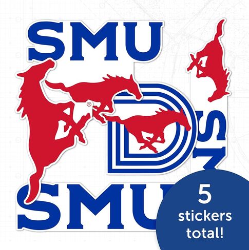 Desert Cactus Southern Methodist University Sticker SMU Mustangs Vinyl Decals Laptop Water Bottle Car Scrapbook T2 (Type 2-2) in Kuwait