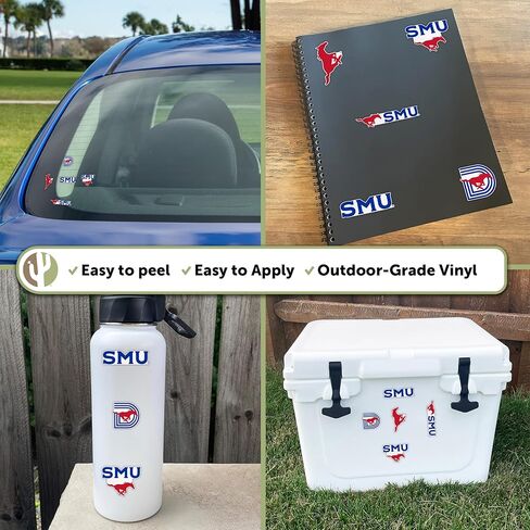 Desert Cactus Southern Methodist University Sticker SMU Mustangs Vinyl Decals Laptop Water Bottle Car Scrapbook T2 (Type 2-2) in Kuwait