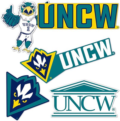 Desert Cactus University of North Carolina Wilmington Sticker Seahawks UNCW Vinyl Decals Laptop Water Bottle Car Scrapbook T2 (Type 2-3) in Kuwait