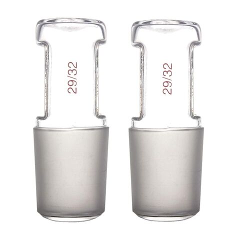 2PCS 29/32,Glass Stopper,Lab Hollow Plug,New Laboratory Glassware in Saudi Arabia