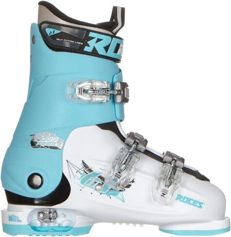 Roces Idea Free G Girls Ski Boots - 22-25/White-Light Blue-Black in Saudi Arabia