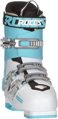 Roces Idea Free G Girls Ski Boots - 22-25/White-Light Blue-Black in Saudi Arabia