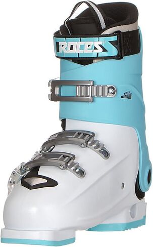 Roces Idea Free G Girls Ski Boots - 22-25/White-Light Blue-Black in Saudi Arabia