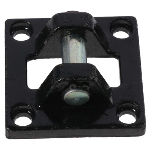 FEIYING Air Cylinders,Pneumatic 2pcs Carbon Steel Standard Cylinder Accessories Black Rod Pivot Clevis Base 75x75x34mm Rear Mount in Kuwait