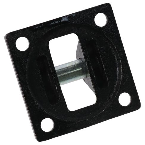 FEIYING Air Cylinders,Pneumatic 2pcs Carbon Steel Standard Cylinder Accessories Black Rod Pivot Clevis Base 75x75x34mm Rear Mount in Kuwait