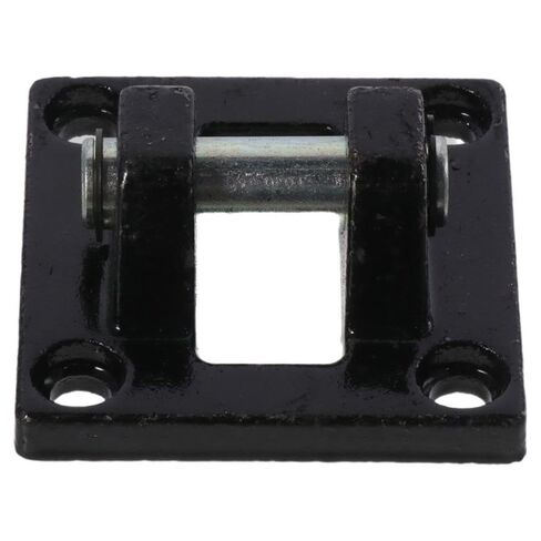 FEIYING Air Cylinders,Pneumatic 2pcs Carbon Steel Standard Cylinder Accessories Black Rod Pivot Clevis Base 75x75x34mm Rear Mount in Kuwait