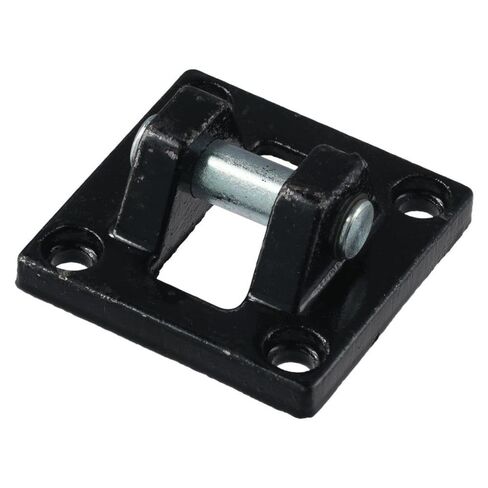 FEIYING Air Cylinders,Pneumatic 2pcs Carbon Steel Standard Cylinder Accessories Black Rod Pivot Clevis Base 75x75x34mm Rear Mount in Kuwait