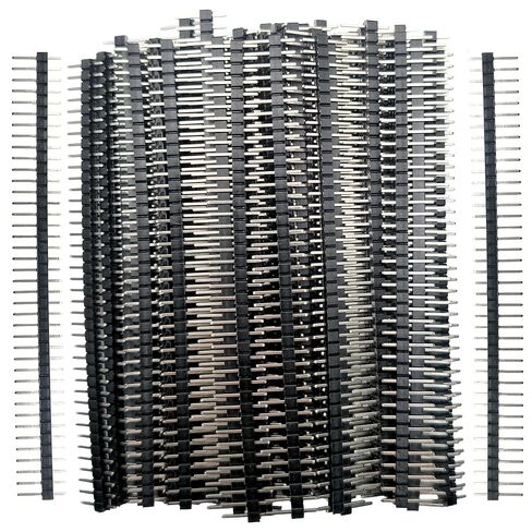 50 قطعة 2.54 مللي متر موصل دبابيس رأس ذكر ، 0.1 بوصة الملعب 40Pin صف واحد الانفصال لثنائي الفينيل متعدد الكلور ، رأس الدبوس in Kuwait