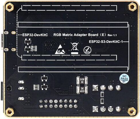 لوحة محول مصفوفة LED ESP32 مع مدخل طاقة مزدوج وواجهة HUB75 لـ RPi - درع توصيل سهل لمشاريع لوحة مصفوفة LED in Saudi Arabia