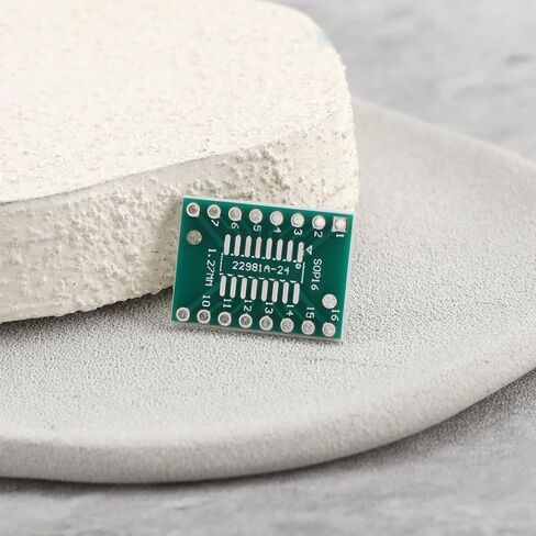 SING F LTD 10x SOP16 TSSOP16 إلى DIP-16 PCB Pinboard 21x16mm لتعديل وترقية مكونات SMD إلى بصمة DIP in Kuwait