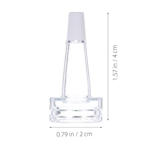20 قطعة من أغطية قطارة موزع الأمبولات، 1. 57 × 0. 78 بوصة أغطية طرف زجاجة أنبوبية ناعمة شفافة للاستخدام في المختبر in Kuwait