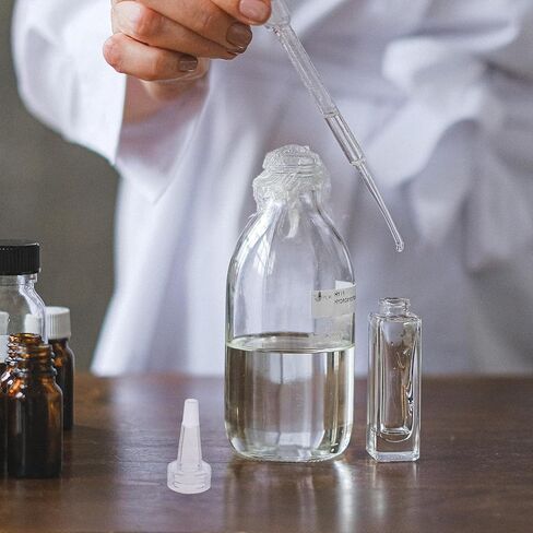 20 قطعة من أغطية قطارة موزع الأمبولات، 1. 57 × 0. 78 بوصة أغطية طرف زجاجة أنبوبية ناعمة شفافة للاستخدام في المختبر in Kuwait