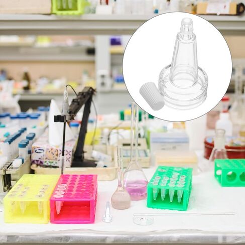 20 قطعة من أغطية قطارة موزع الأمبولات، 1. 57 × 0. 78 بوصة أغطية طرف زجاجة أنبوبية ناعمة شفافة للاستخدام في المختبر in Kuwait