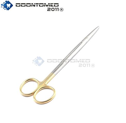 OdontoMed2011 SuperCut Scissors Metzenbaum 5.5" Straight with Gold Handle Dental Instruments ODM in Saudi Arabia