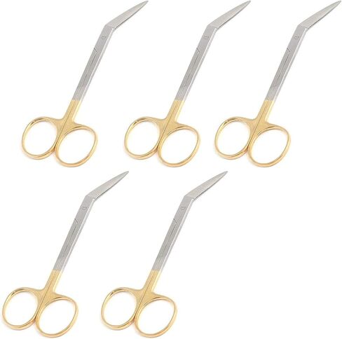مجموعة OdontoMed2011 مكونة من 5 قطع مقص TC Kelly Anuglar 4.5 بوصة أدوات طب الأسنان T/C ODM in Saudi Arabia