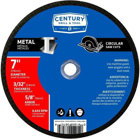 Century Drill & Tool 8806 Metal Abrasive Saw Blade, 6-1/2" in Saudi Arabia