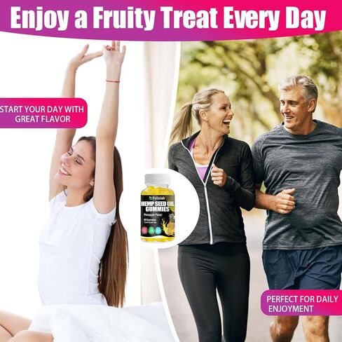 علكات القنب للقلق من آلام النوم - 120 قطعة من مستخلص زيت القنب الطبيعي النباتي مع أوميغا وفيتامين ب للاسترخاء والسلام - على شكل توت العليق (نكهة الأناناس) in Kuwait