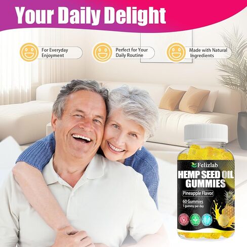 علكات القنب للقلق من آلام النوم - 120 قطعة من مستخلص زيت القنب الطبيعي النباتي مع أوميغا وفيتامين ب للاسترخاء والسلام - على شكل توت العليق (نكهة الأناناس) in Kuwait