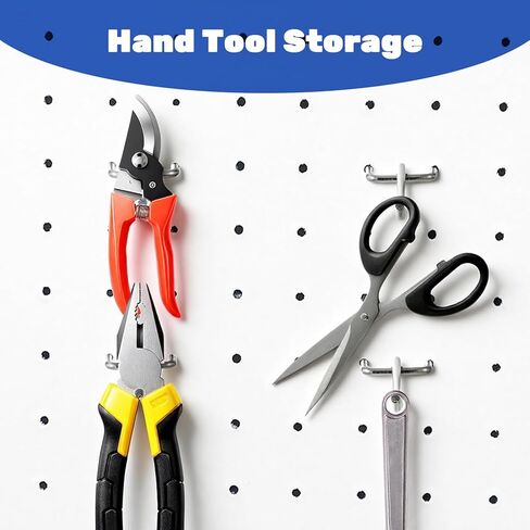 100 Pcs Peg Board Shelving Hooks, Stainless Steel Hanging Board Pegs Wall Display Hooks, Shelving Display Hanging Peg Board Holders for 1/8 1/4 Garage Storage Organizer Accessories(4 Inch) in Saudi Arabia
