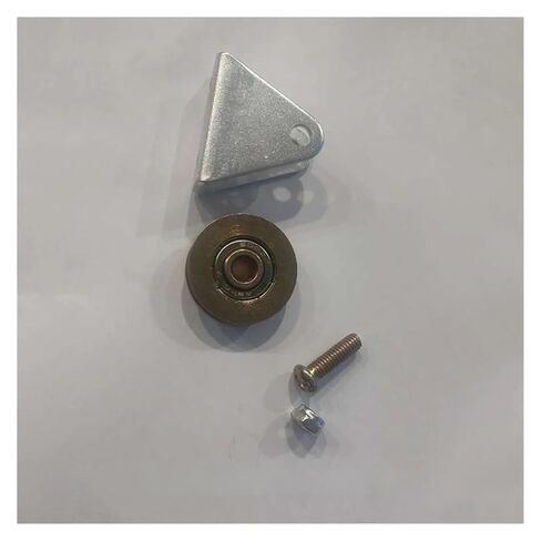 1 Set Bracket Pulley 6mm Wire Rope Pulley Fixed Roller Over-line Hanging Wheel Guide Wheel U Wheel 6.4 * 32 * 8(02) in Saudi Arabia