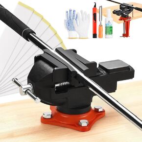 2-in-1 Golf Grip Kit for Regripping Golf Clubs, Portable Golf Club Regripping Kit with Golf Grip Solvent, Quick Adjustment Table Vise Rubber Clamp for Golf Grip Removal Tool in Kuwait