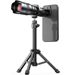 2 in 1 Phone Camera Lens Kit, Evil eye 6X Telephoto Lens & 150mm Macro Lens with Universal Lens Clip, Phone Lens Attachment for iPhone 16/15/14/13 Series, Samsung, Android Phone and Most Smartphone in Kuwait