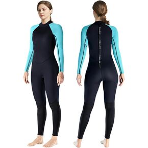 Womens Wetsuit Neoprene Full Wet Suits 3mm Keep Warm Winter Morning Cold Water Swimming or Sea Surfing Snorkeling Diving Scuba in Kuwait