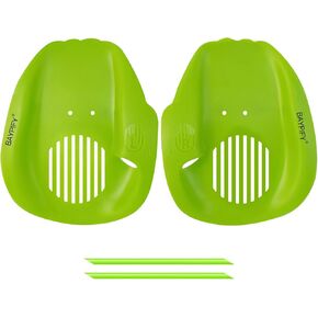 Swim Paddles for Lap Swimming - Professional Large Surface Swim Training Paddles for Adults, Build Strength & Technique, Finger Holes Design for Freestyle & All Strokes in Saudi Arabia