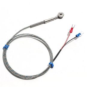 K/J-Type Thermocouple Hot Runner Button Temperature Sensor Shunt Plate Armored Line Probe 800℃ 1Pcs(K Type 3.0M) in Kuwait