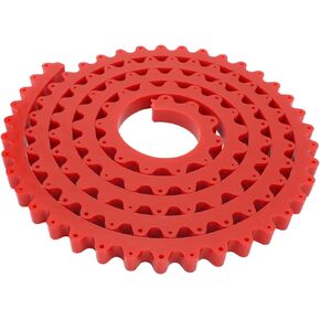 Woodworking Profiling Strip Professional Gear Driven Flexible Curve Template Tool Adjustable Contour Guide for Woodworkers and Craftsmen Red PC Material (1M) in Kuwait