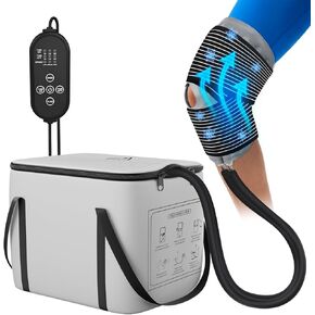 Ice Machine for Knee After Surgery, Cold Therapy Machine with Programmable Timing, Quiet Pump, Portable Knee Replacement Surgery Recovery System for Pain Relief, Easy to Use in Kuwait