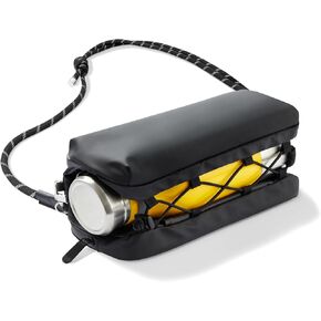 simptech حقيبة كروس مع حامل زجاجة فاني حزمة حبال الصدر حقيبة مزدوجة الجيب الرئيسي مقاومة للماء حقيبة الخصر للنساء الرجال السفر، الاستخدام اليومي، ركوب الدراجات، المشي لمسافات طويلة (أسود جديد) in Kuwait